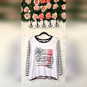 Dolcezza Nautical Sailing LS Shirt